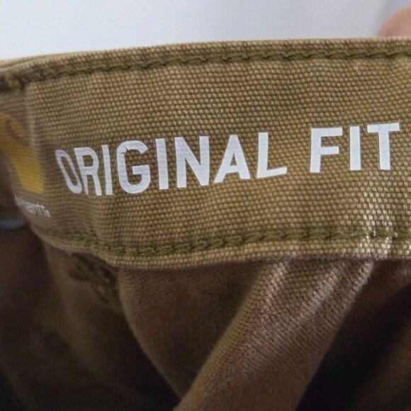 Carhartt Original Fit Carhartt Brown Carpenter Pants Size 12 - Picture 6 of 8